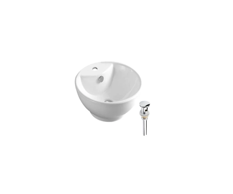 DROP Bath and Kitchen DR091342 Bathroom Vessel Sink Set
