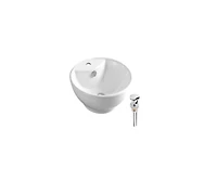 DROP Bath and Kitchen DR091342 Bathroom Vessel Sink Set