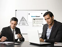 MasterVision Maya Magnetic Steel Dry-Erase Board, 24" x 36", Aluminum Frame