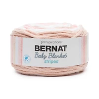 Bernat® Fil Baby Cover Stripes™, Polyester #6 Super Volumineux, 10,5oz/300g, 220 Yards Fil super extensible en polyester #6