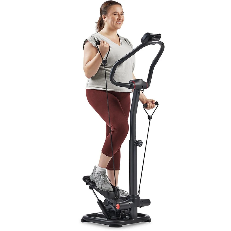 Sunny Health & Fitness Mini Escaladeur Stepper avec Barres - SF-S021055