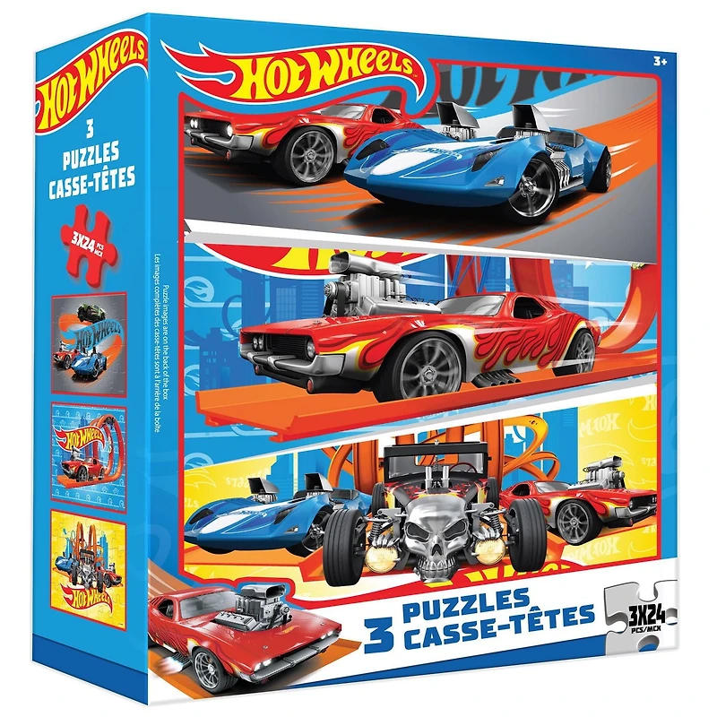 Casse-Tête 3pk Hot Wheels