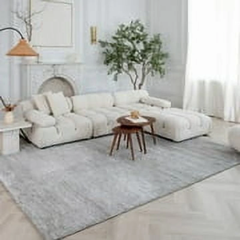 Rug Branch Casa Abstract Indoor Area Rug, Grey , Modern - Living Room, Bedroom, Dining and Kitchen