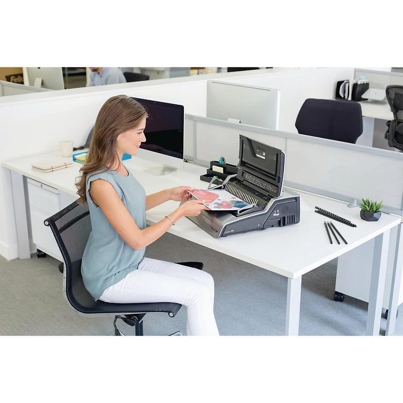 Galaxy™ E 500 Electric Comb Binding Machine w/Starter Kit