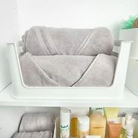 iDesign Coconut Eco BPA-Free Recycled Plastic 16.9" Large Open-Front Storage Bin with Handle - 16.9" x 11.9" x 8"