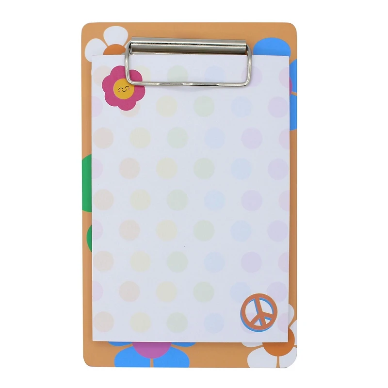 U Style Mini Porte-bloc avec Bloc-notes, 40 Feuilles, Marguerite