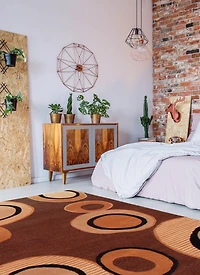 Tapis ECARPETGALLERY Timeless Brun 5'3" x 7'7"