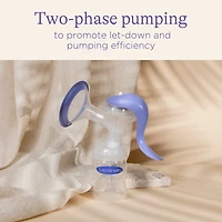 Lansinoh Manual Breast Pump, Hand Pump for Breastfeeding, Lightweight and Portable Design, Includes 5 oz Baby Bottle