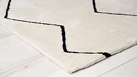 Rug Branch Maya Modern Boho Beige Black Indoor Hand-Tufted Area Rug