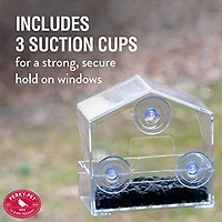 WINDOW BIRD FEEDER, Perky-Pet Window Bird Feeder – 1/2 Lb Capacity