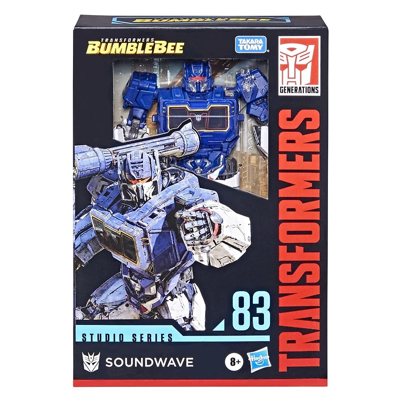Transformers Toys Studio Series 83 Voyager Class Transformers: Bumblebee Soundwave Action Figure - Ages 8 and Up, 6.5-inch