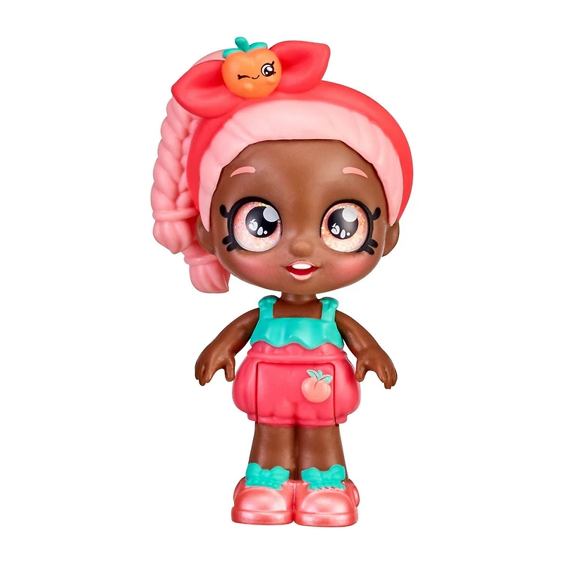 Kindi Kids Minis - Summer Peaches - Mini Bobble Head Doll