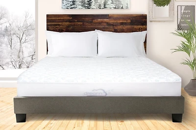 Safdie & Co. Mattress Protector Knitted Cool T White