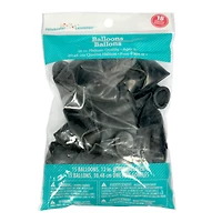 Way To Celebrate! 15 ballons en latex noirs de 30 cm