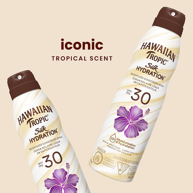 Écran solaire Silk Hydration Weightless à FPS 30 en vaporisateur de Hawaiian Tropic