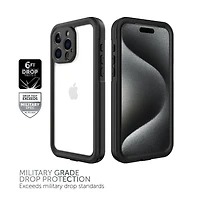 Body Glove Tidal Boitier Imperméable pour iPhone 15 Pro Max 360° Protection Contre les éléments