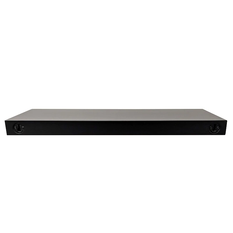 Hometrends 18 inch Black Floating Shelves - 2 PC Set
