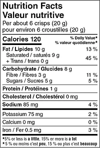 Great Value Baked Coconut Crisps, Original