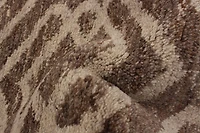 ECARPETGALLERY 5'2" x 8'0" Moroccan Tangier Hand-knotted Area Rug for Living Room, Dining Room and Bedroom in Brown