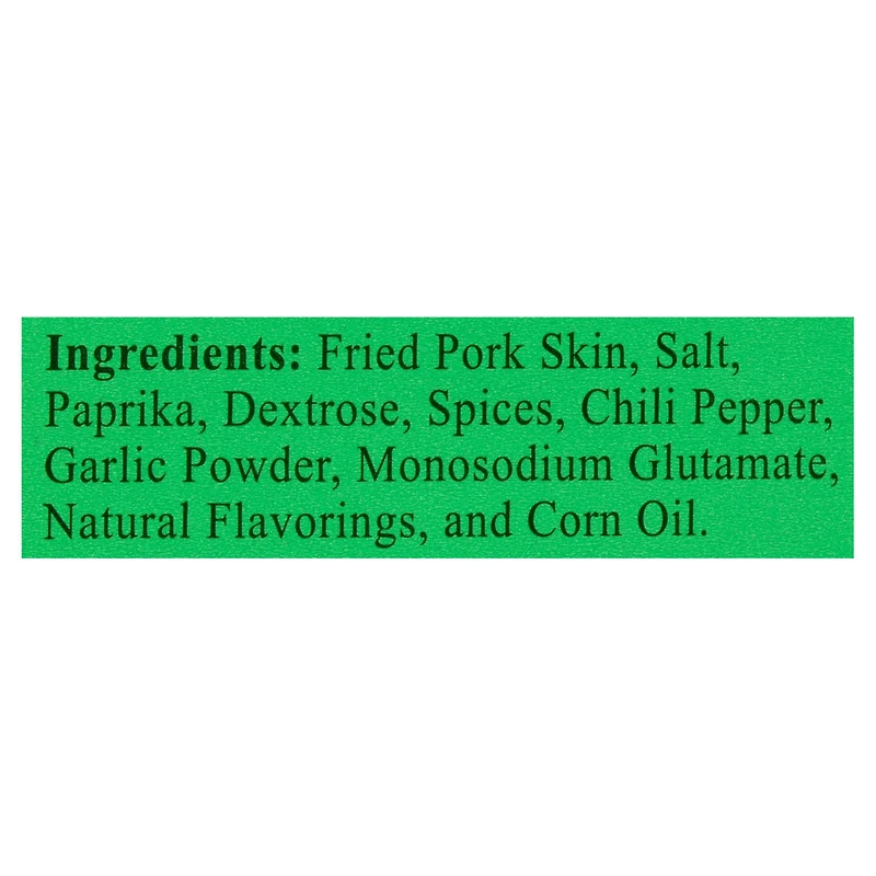 La Visita Couennes De Porc Frit Piquant 85g
