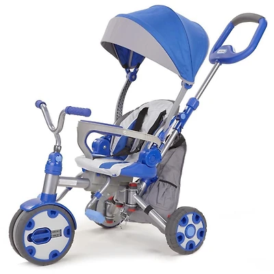 Little Tikes Tricycle Fold 'n Go 5 en 1, bleu royal
