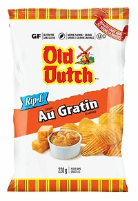 Old Dutch Ripple Au Gratin Potato Chips