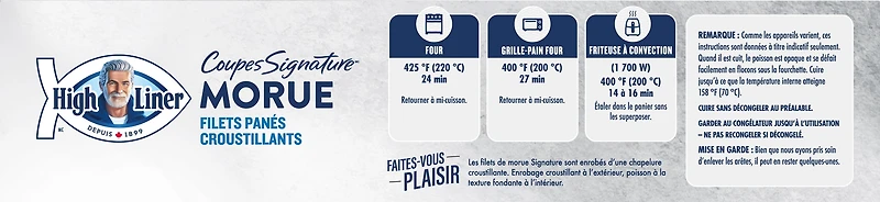 Filets de Morue Panée Croustillante 515 g