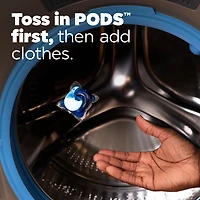 Tide Odour + Oxi Laundry Detergent Pacs, Original Scent, Advanced Odour + Stain Fighter, 25CT