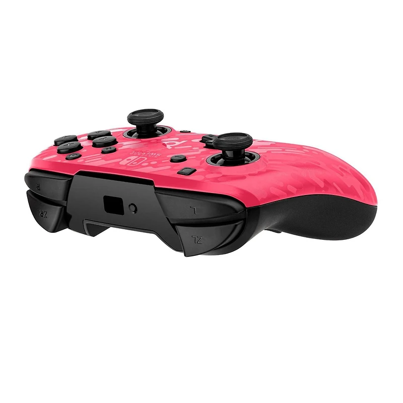 PDP Faceoff™ Wireless Deluxe Controller: Pink Camo - Nintendo Switch