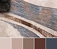 ECARPET Amara Contemporary/Modern Area Rug for Living Room, Bedroom, Dining Room, Entrance, Hallway and More.