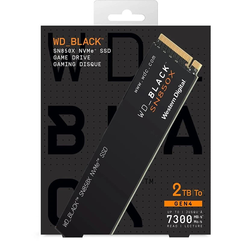 WESTERN DIGITAL WDBB9G0020BNC- SSD - 2 TB - PCIe 4.0 (NVMe), Western Digital 2TB SSD