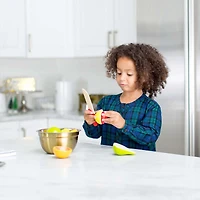 Melissa & Doug Cutting Fruit Set - Wooden Play Food Kitchen Accessory, Multi, Cutting Fruit Set