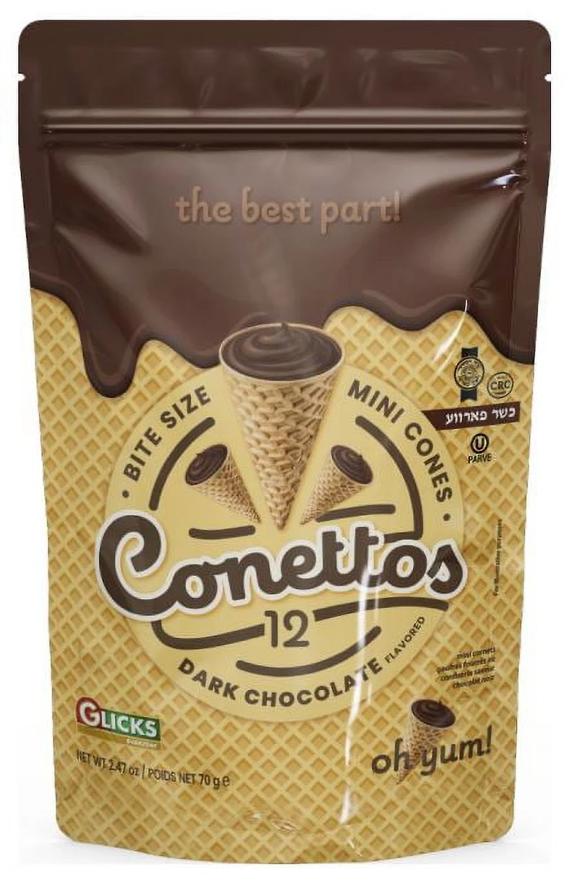 CONETTOS DARK CHOCO, Conettos Dark Chocolate