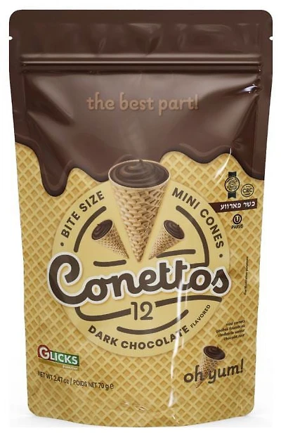 CONETTOS DARK CHOCO, Conettos Dark Chocolate