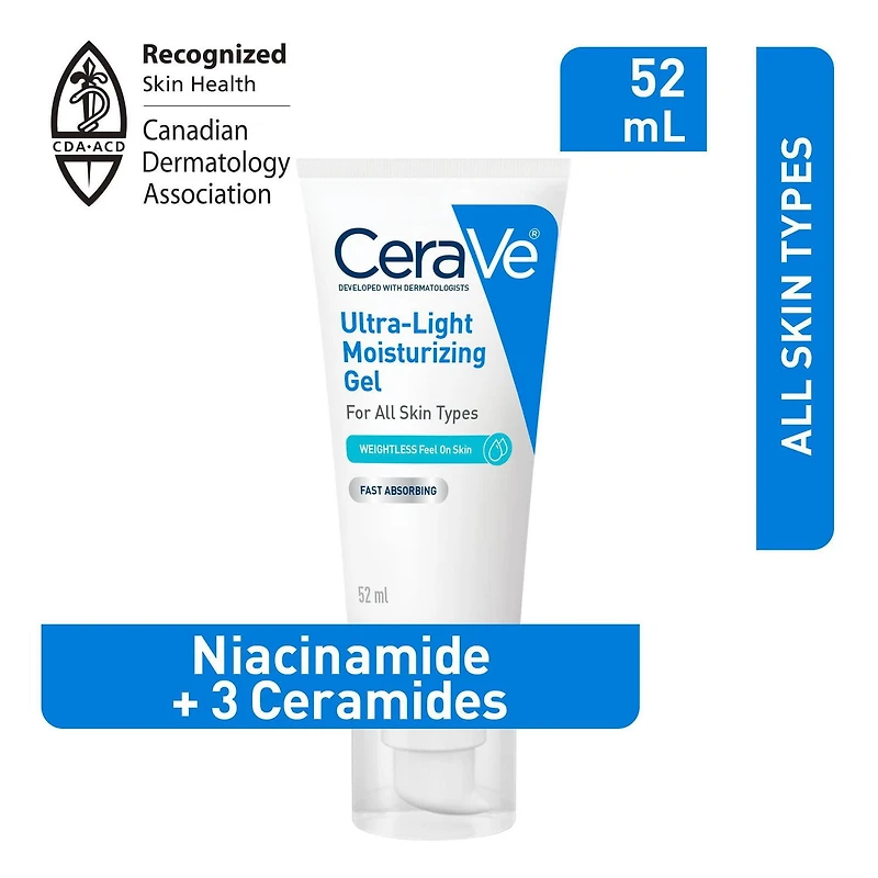 CeraVe Gel Hydratant Ultra-Léger, Hydratant Visage Léger avec Céramides et Niacinamide, 52 ml Tech Deck Fingerboard