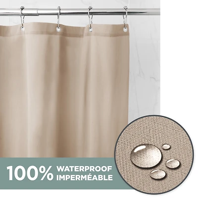 Better Homes & Gardens Waterproof Fabric Shower Liner