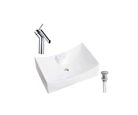 DROP Bath and Kitchen DR091478 Bathroom Vessel Sink Set