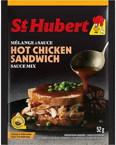 ST-HUBERT - SAUCE SANDWICH CHAUD 52G STH SAUCE HOT CHICKEN 52G