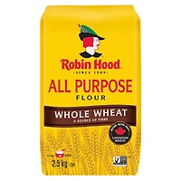 Robin Hood Whole Wheat All Purpose Flour, Made with 100% Canadian Wheat, 2.5kg, 2.5 Kg