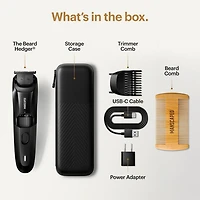 MANSCAPED® The Beard Hedger™ - Premium Men's Beard Trimmer with Beard Comb, Beard Trimmer