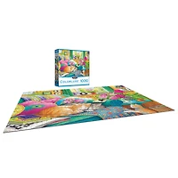 RoseArt - Colorluxe 1000 pièces - sieste de chat - Puzzle à emboîter pour adultes