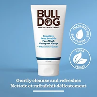 Nettoyant pour le visage en formule pour peau sensible de marque Bulldog
