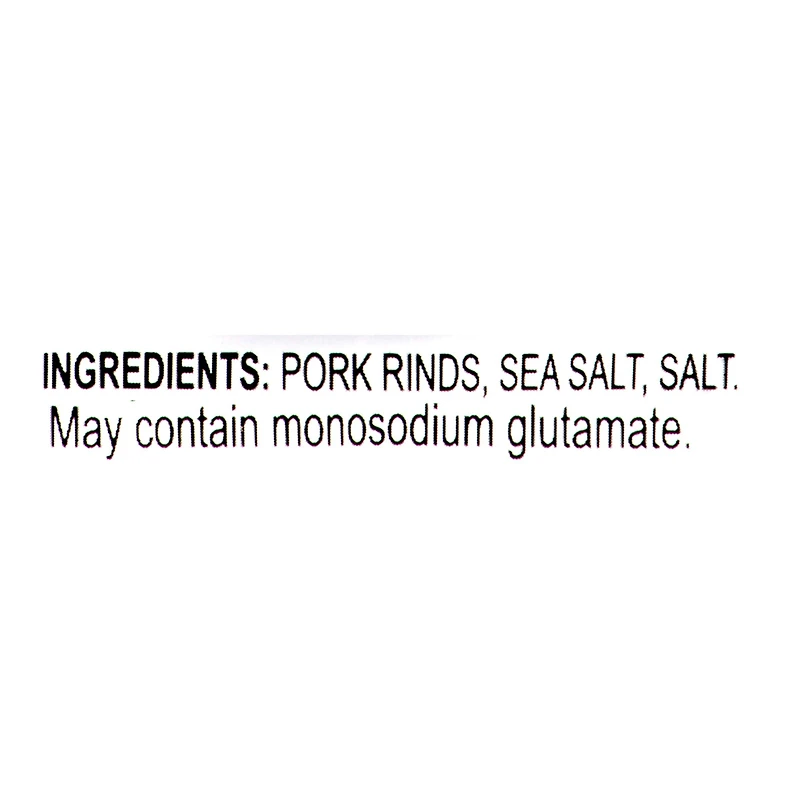 Couennes de porc de Chicharon 60g