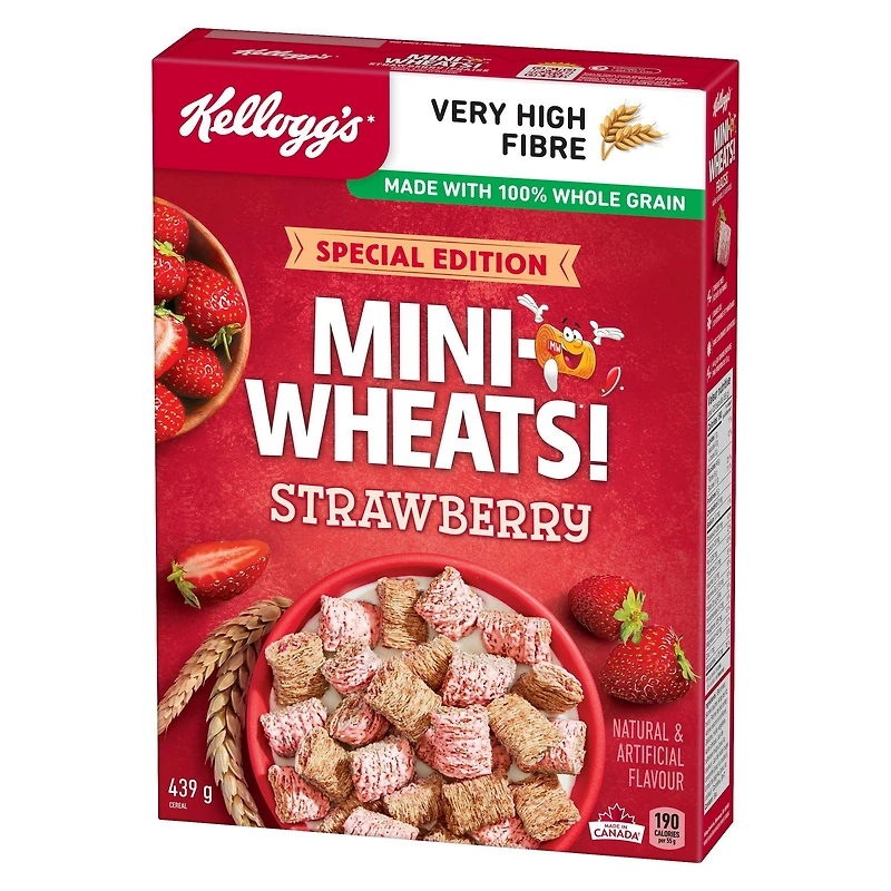 Céréales Mini-Wheats* Saveur de fraises 439 g