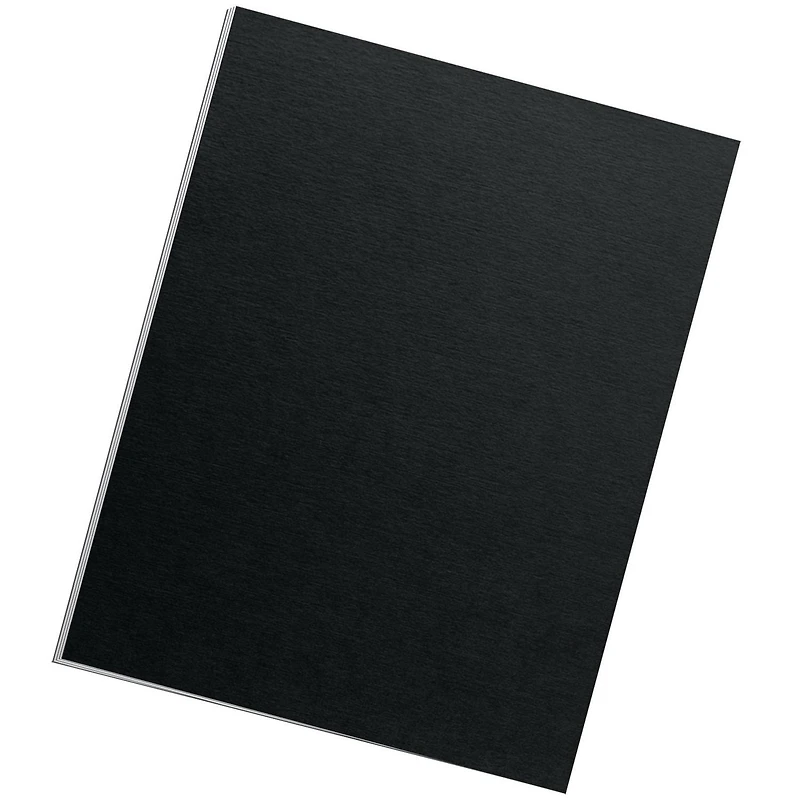 Couvertures de présentation Futura™-lettre, noir, 25/paq.