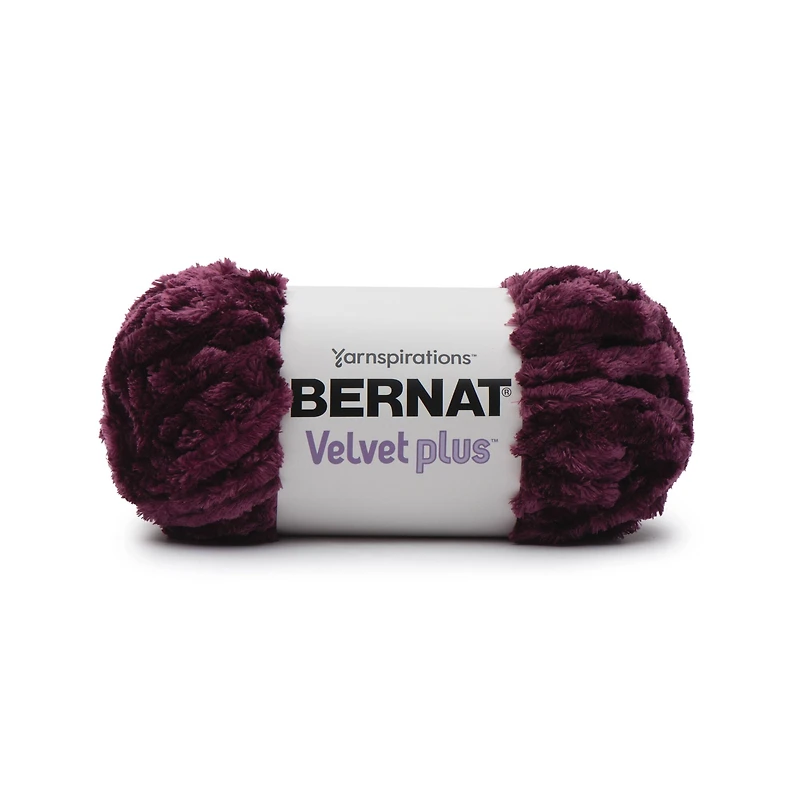 Bernat® Fil Velvet Plus™, Polyester #6 Super Volumineux, 10,5 Oz/300 G, 78 Yards