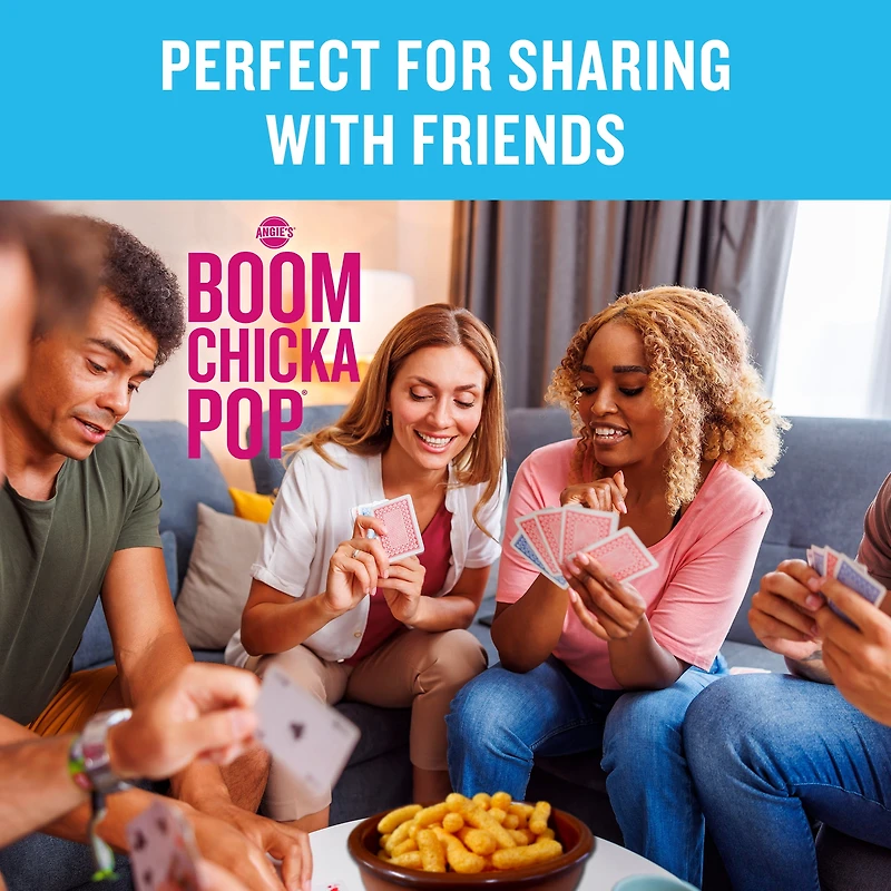 Angie’s BOOMCHICKAPOP® Gluten-Free, Non GMO, Sweet Chili Puffs, 170 g, A gluten free, Non GMO baked corn snack puffed in Canada.