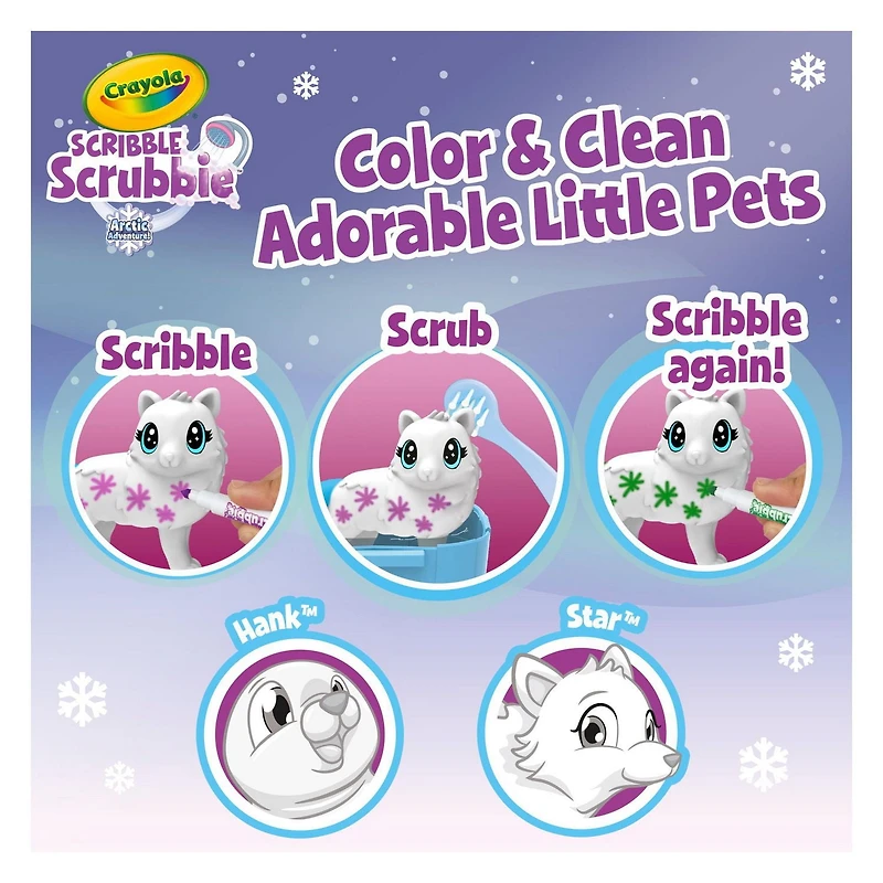 Compagnons de l'arctique Scribble Scrubbie Crayola