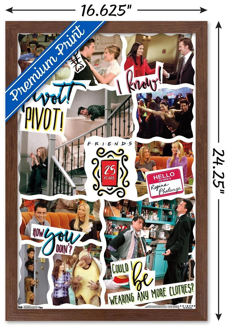 Friends - 25th Wall Poster, 22.375" x 34"