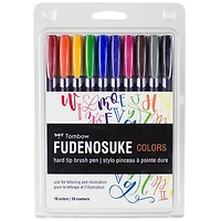 Pinceaux à Fudenosuke Paquet de 10 Tombow